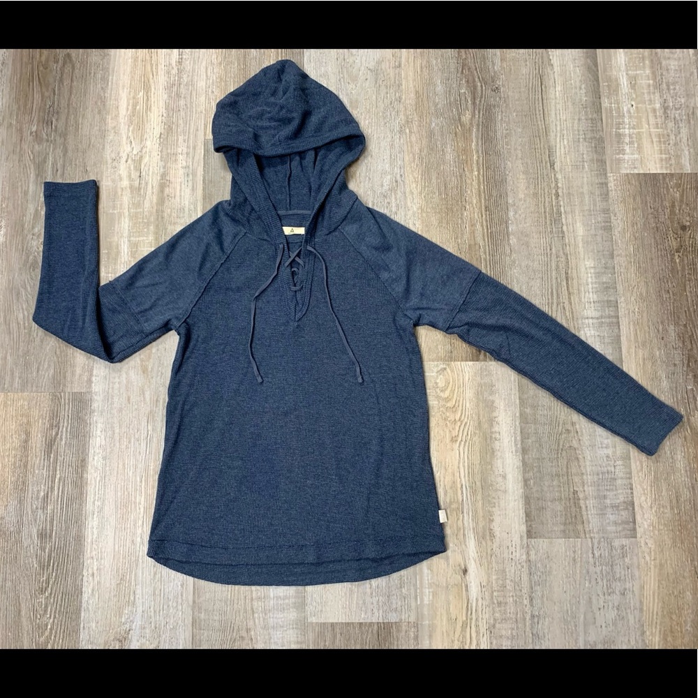 Ascend Waffle Knit Hoodie Shirt